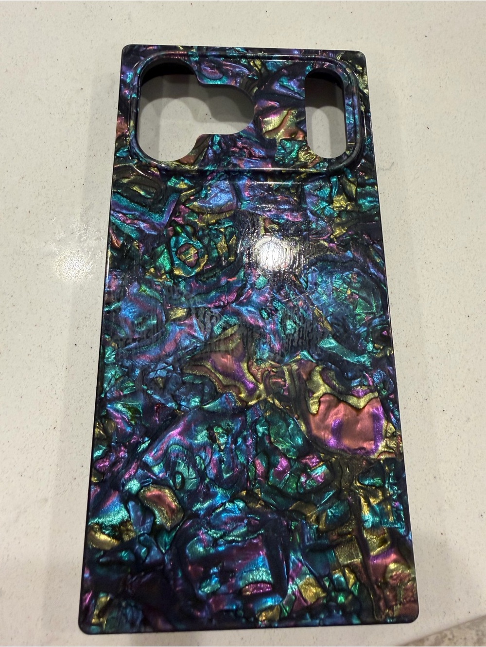 FLAUNT SQUARE Abalone MagSafe Case - iPhone 17 Pro Max